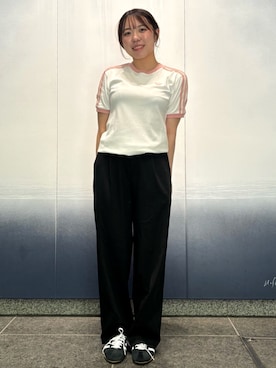 「アディダス(adidas)」｜YHさん（レディース・156cm）の夏コーディネート