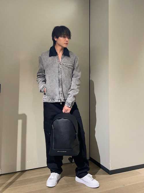 A|X アルマーニ エクスチェンジ】ロゴ レースアップスニーカー