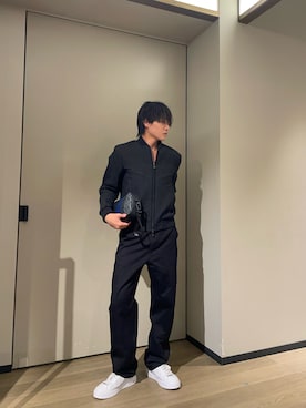「ARMANI EXCHANGE（アルマーニエクスチェンジ）のアイテム」を使った、S.HIDEKIさん（メンズ・176cm）の秋コーディネート