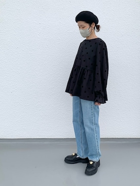 「SUGAR BISKET（シュガービスケット）のアイテム」を使った、le_yumeさん（骨格ナチュラル・レディース・153cm）の秋コーディネート