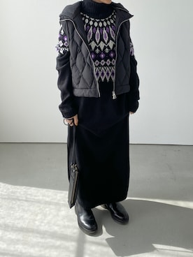 「Dr. Martens（ドクターマーチン）のアイテム」を使った、le_yumeさん（骨格ナチュラル・レディース・153cm）の秋コーディネート