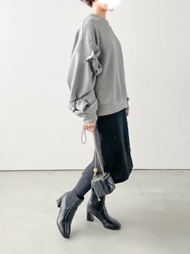 「ファッションを楽しもう」｜「アイテム（その他トップス）」を使った、le_yumeさん（レディース・153cm）の秋コーディネート