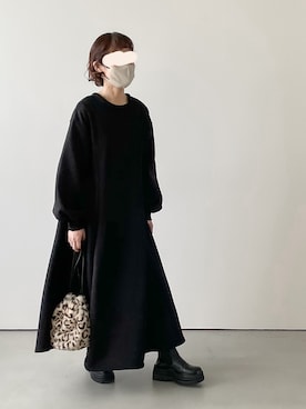 「SUGAR BISKET（シュガービスケット）のアイテム」を使った、le_yumeさん（骨格ナチュラル・レディース・153cm）の冬コーディネート