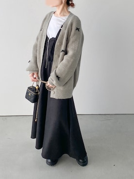 「SUGAR BISKET（シュガービスケット）のアイテム」を使った、le_yumeさん（骨格ナチュラル・レディース・153cm）の秋コーディネート