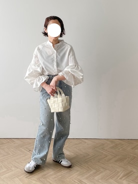 「SUGAR BISKET（シュガービスケット）のアイテム」を使った、le_yumeさん（骨格ナチュラル・レディース・153cm）の春コーディネート