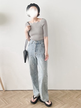 「SUGAR BISKET（シュガービスケット）のアイテム」を使った、le_yumeさん（骨格ナチュラル・レディース・153cm）の夏コーディネート