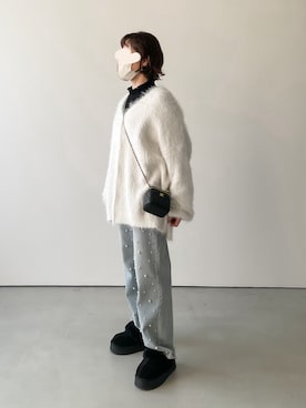 「SUGAR BISKET（シュガービスケット）のアイテム」を使った、le_yumeさん（骨格ナチュラル・レディース・153cm）の冬コーディネート