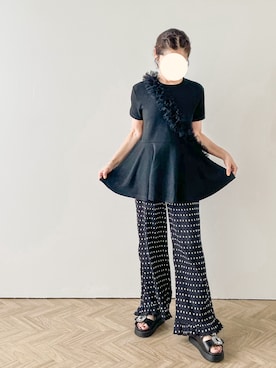 「ドットパンツ」｜le_yumeさん（レディース・153cm）の夏コーディネート