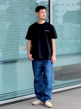 「Russell Athletic（ラッセルアスレティック）のアイテム」を使った、シュンさん（メンズ・173cm）の春コーディネート