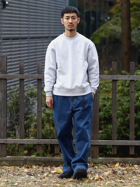 「SHELTECH（シェルテック）のアイテム」を使った、シュンさん（メンズ・173cm）の冬コーディネート