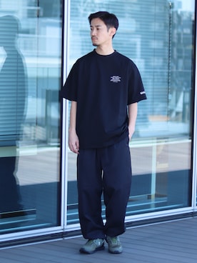 「MALIBU SHIRTS（マリブシャツ）のアイテム」を使った、シュンさん（メンズ・173cm）の春コーディネート