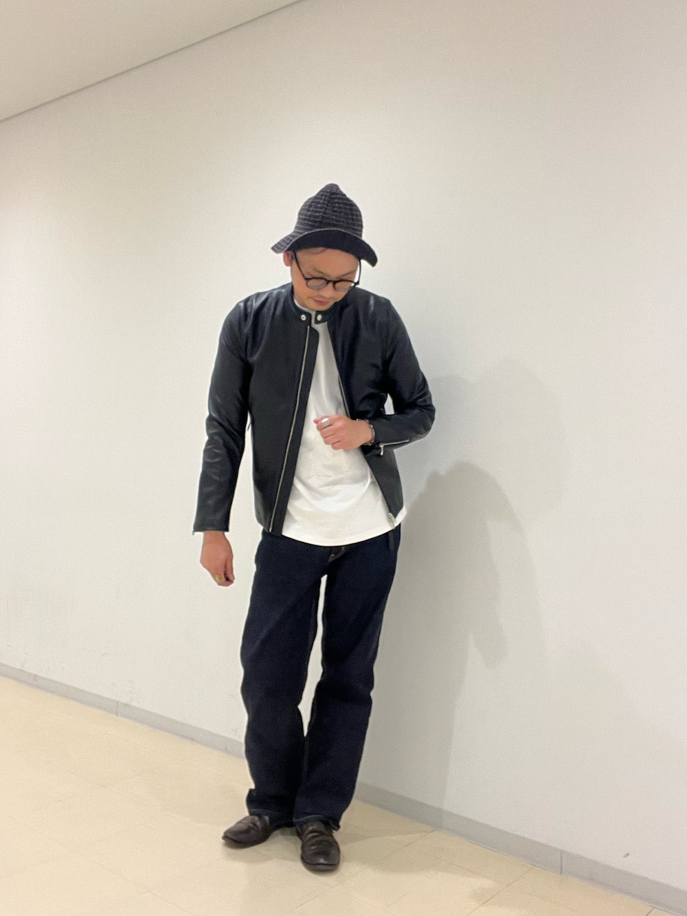 ラムレザーシングルライダースジャケットを使った人気
