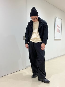 「NANO universe（ナノユニバース）のアイテム（その他シューズ）」を使った、imamura0220さん（メンズ・180cm）の秋コーディネート