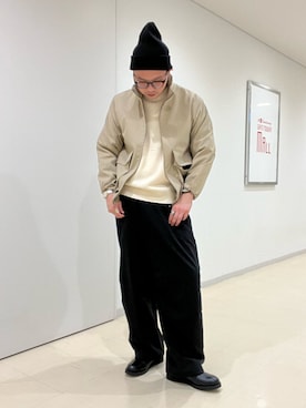 「NANO universe（ナノユニバース）のアイテム（その他シューズ）」を使った、imamura0220さん（メンズ・180cm）の秋コーディネート
