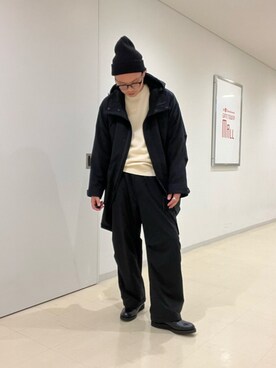 「NANO universe（ナノユニバース）のアイテム（その他シューズ）」を使った、imamura0220さん（メンズ・180cm）の秋コーディネート