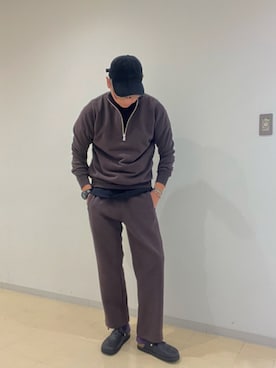 「NANO universe（ナノユニバース）のアイテム（スウェットパンツ）」を使った、imamura0220さん（メンズ・180cm）の秋コーディネート