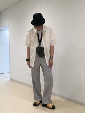 「WILD THINGS（ワイルドシングス）のアイテム（バッグ）」を使った、imamura0220さん（メンズ・180cm）の夏コーディネート