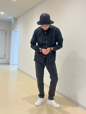「NANO universe（ナノユニバース）のアイテム（スニーカー）」を使った、imamura0220さん（メンズ・180cm）の秋コーディネート