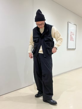 「NANO universe（ナノユニバース）のアイテム（その他シューズ）」を使った、imamura0220さん（メンズ・180cm）の秋コーディネート