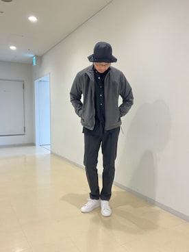 「NANO universe（ナノユニバース）のアイテム（スニーカー）」を使った、imamura0220さん（メンズ・180cm）の秋コーディネート