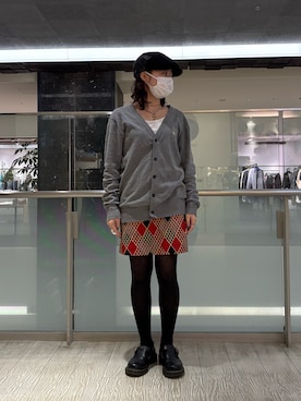 「アイテム（ハンチング/ベレー帽）」を使った、はなさん（レディース・151cm・20代）の冬コーディネート