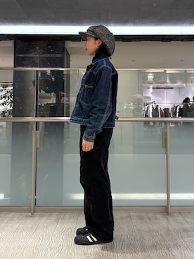 「アイテム（キャスケット）」を使った、はなさん（レディース・151cm）の秋コーディネート