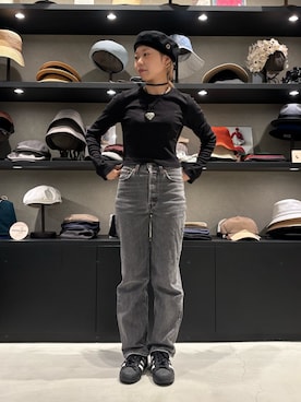 「Chapeau d' O（シャポードオー）のアイテム」を使った、はなさん（レディース・151cm）の秋コーディネート