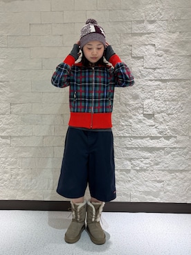 「arth（アース）のアイテム」を使った、はなさん（レディース・151cm）の冬コーディネート