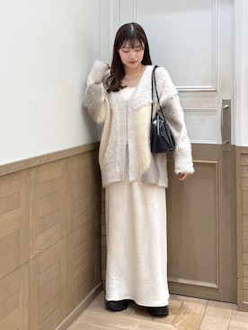 「アイテム（チョーカー）」を使った、のあさん（レディース・150cm）の秋コーディネート