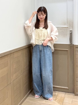 「アイテム（チョーカー）」を使った、のあさん（レディース・150cm・20代）の夏コーディネート