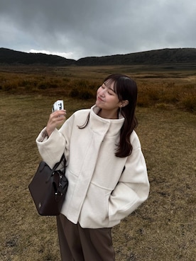 「アイテム（ブルゾン）」を使った、のあさん（レディース・150cm・20代）の冬コーディネート