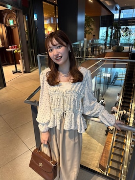 「アイテム（チョーカー）」を使った、のあさん（レディース・150cm・20代）の夏コーディネート