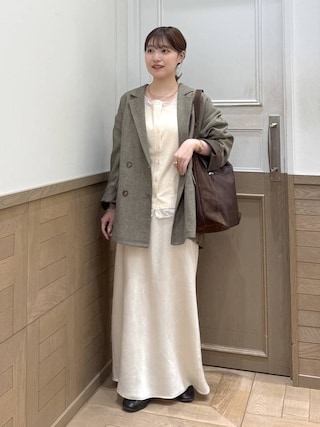 「LOWRYS FARM(ローリーズファーム)のヤワラカルイ2WAYショルダーBAG 115210(ショルダーバッグ)」を使った、のあさん(レディース・150cm)の冬コーディネート