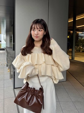 「アイテム（アクセサリー）」を使った、のあさん（レディース・150cm）の冬コーディネート