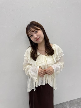 「アイテム（チョーカー）」を使った、のあさん（レディース・150cm）の夏コーディネート