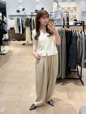 「アイテム（チョーカー）」を使った、のあさん（レディース・150cm）の春コーディネート