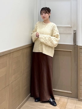 「アイテム（チョーカー）」を使った、のあさん（レディース・150cm・20代）の秋コーディネート