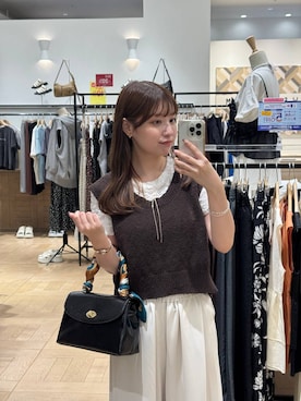「アイテム（ボストンバッグ）」を使った、のあさん（レディース・150cm）の夏コーディネート