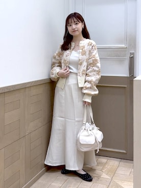 「アイテム（バレエシューズ）」を使った、のあさん（レディース・150cm）の秋コーディネート