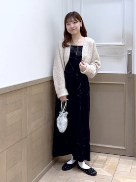 「アイテム（バレエシューズ）」を使った、のあさん（レディース・150cm）の秋コーディネート