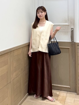 「アイテム（スカート）」を使った、のあさん（レディース・150cm・20代）の夏コーディネート