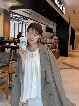 「アイテム（チョーカー）」を使った、のあさん（レディース・150cm）の春コーディネート