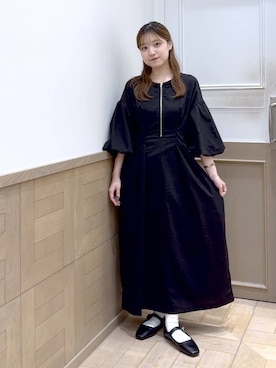 「アイテム（バレエシューズ）」を使った、のあさん（レディース・150cm）の夏コーディネート