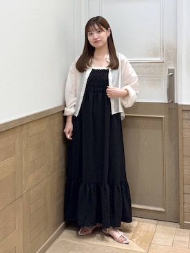 「アイテム（チョーカー）」を使った、のあさん（レディース・150cm）の夏コーディネート