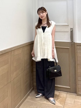 「アイテム（ボストンバッグ）」を使った、のあさん（レディース・150cm）の夏コーディネート