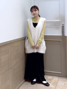 「アイテム（ワンピース/ドレス）」を使った、のあさん（レディース・150cm・20代）の秋コーディネート