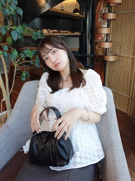 「アイテム（シャツ/ブラウス）」を使った、のあさん（レディース・150cm）の夏コーディネート