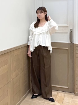「アイテム（パンプス）」を使った、のあさん（レディース・150cm・20代）の秋コーディネート