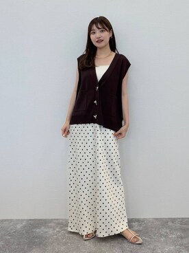 「アイテム（チョーカー）」を使った、のあさん（レディース・150cm）の夏コーディネート
