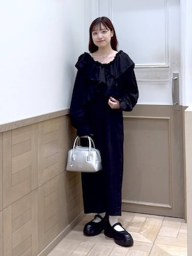 「アイテム（ワンピース/ドレス）」を使った、のあさん（レディース・150cm・20代）の秋コーディネート